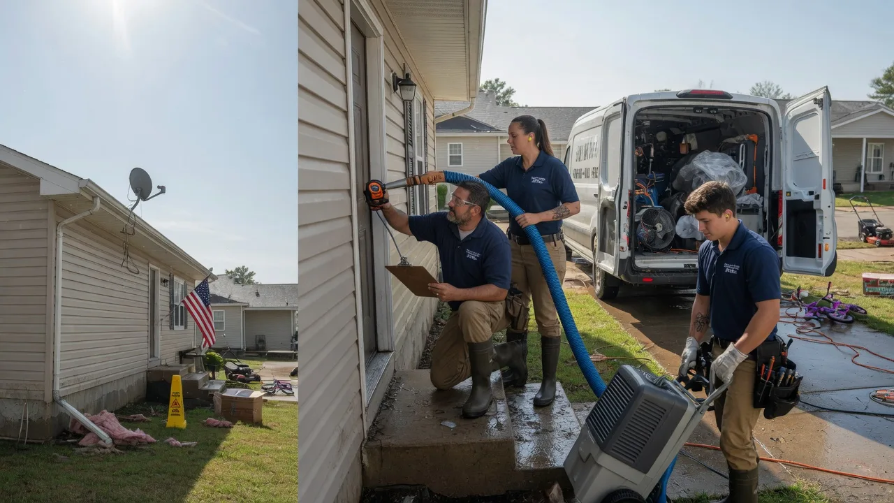 Ceiling Water Damage Restoration in Richville, MN near me